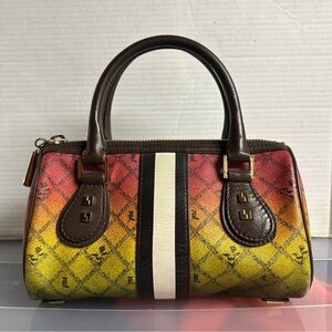 L.A.M.B. Gwen stefani small ombré Rasta satchel